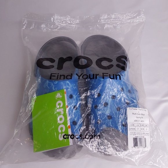 'CROCS' SWIFTWATER GRAPHIC RUGGED CLOG SLIDES - Picture 15 of 16